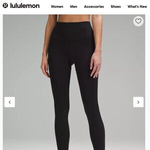 NWT ~ lululemon Align Pant 28" Pockets - Black Size 8